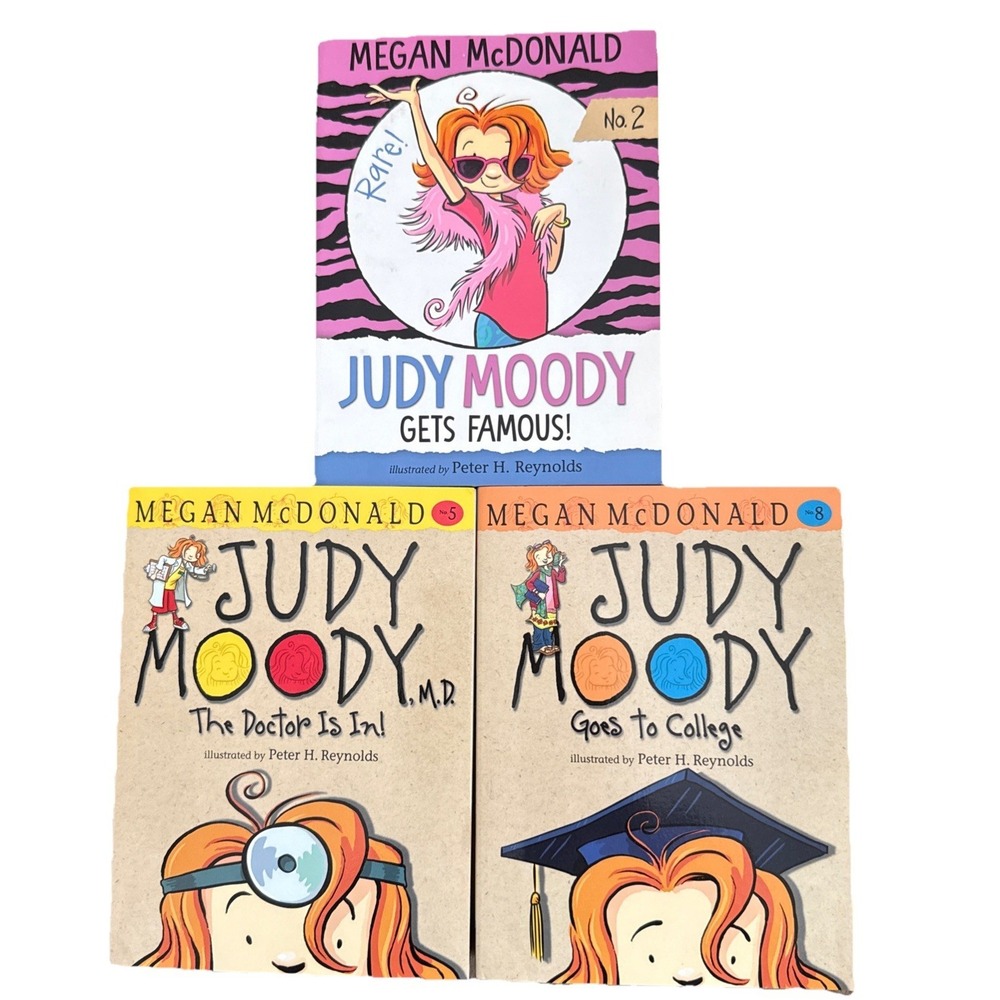 A Lot Of 3 Judy Moody Books